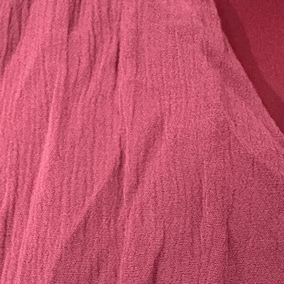 Wayf Deep Red V-Neck Mini Dress - Picture 4 of 4